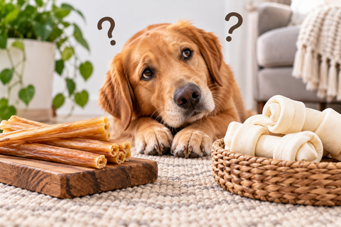 Collagen Sticks vs. Rawhide: What's the Difference?