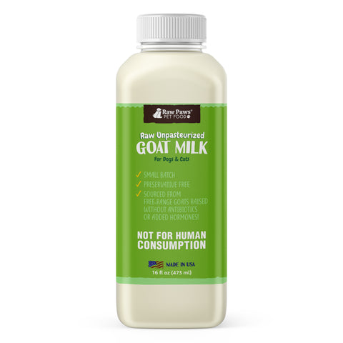 Raw Unpasteurized Goat Milk for Dogs & Cats, 16-fl-oz
