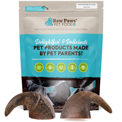 Water Buffalo Horns for Dogs - Small, 5-ct