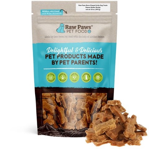 Soft Bone-Shaped Treats for Dogs - Peanut Butter & Chicken Recipe, 16-oz