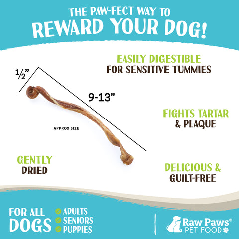 Lamb Pizzle Sticks for Dogs, 9-13-inch - 15-ct