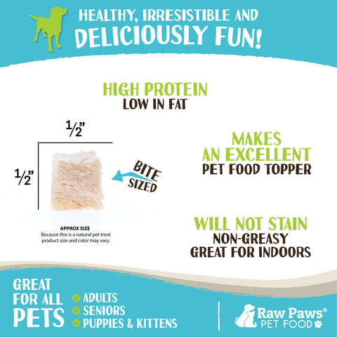 Freeze Dried Chicken Breast Treats for Dogs & Cats, 4-oz