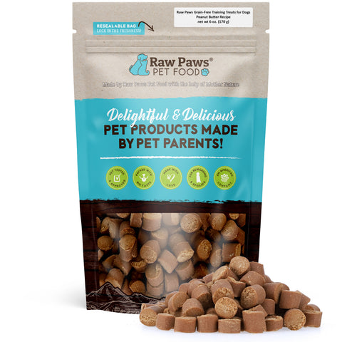 Grain-Free Training Treats for Dogs - Peanut Butter Recipe, 6-oz