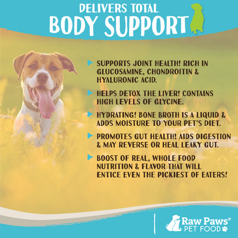 Beef Bone Broth Supplement Powder for Dogs & Cats, 6-oz