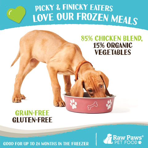 Signature Blend Pet Food for Dogs & Cats - Chicken & Vegetable Recipe, 1-lb