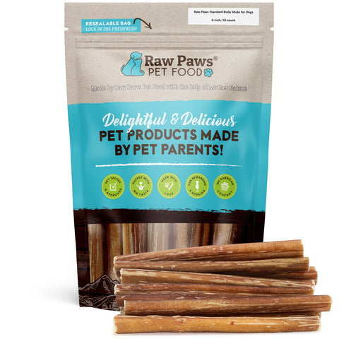 Standard Bully Sticks, 6-inch - 10-ct