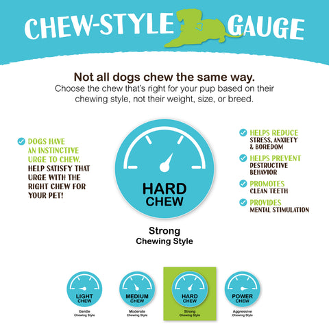 Beef Cheek Rolls for Dogs, 6-inch - 4-ct