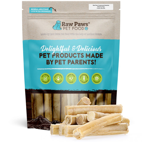 Compressed Rawhide Sticks for Dogs, 5-inch - 20-ct