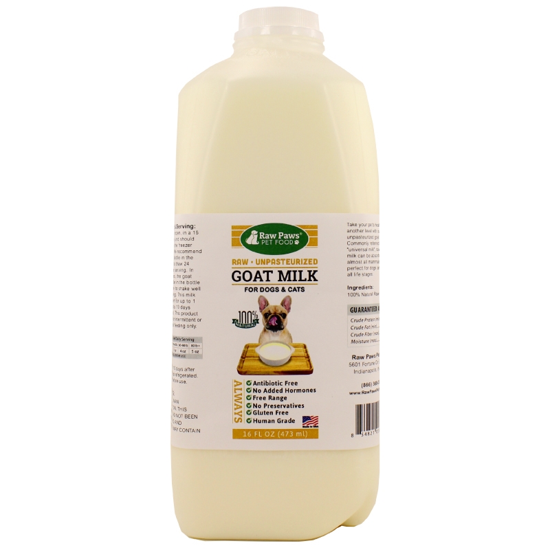 Raw Goat Milk For Dogs & Cats, 64 Fl Oz