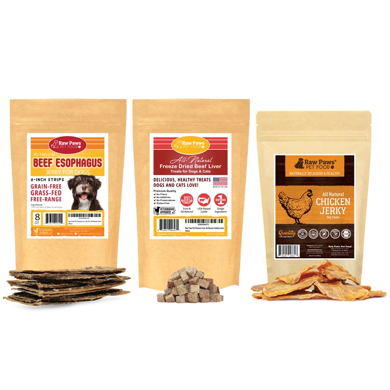 Raw Paws Essential Treat Pack For Dogs