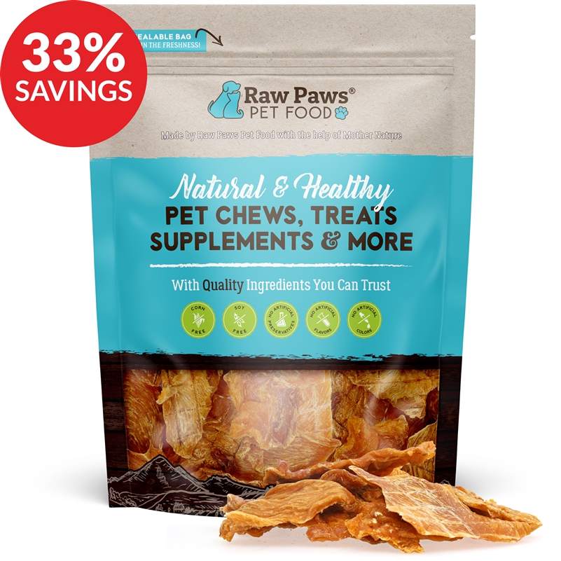 Raw Paws Chicken Breast Jerky Treats For Dogs (bundle Deal)
