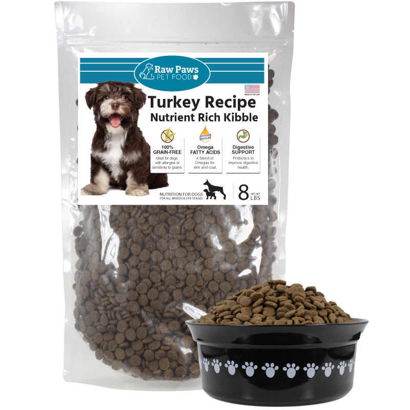 Raw Paws Grain-free Turkey Recipe Kibble For Dogs, 8 Lbs
