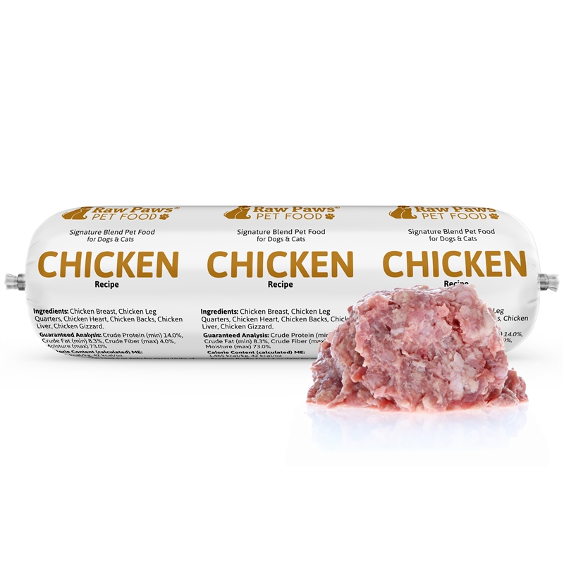 Raw Paws Complete Ground Chicken For Dogs & Cats, 5 Lbs