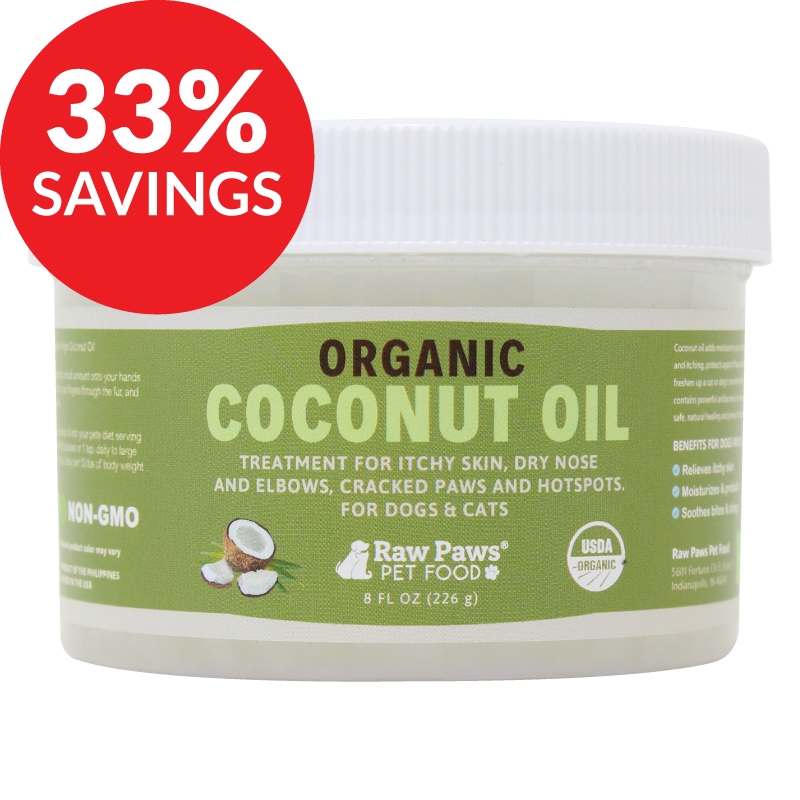 Raw Paws Topical Organic Coconut Oil For Dogs & Cats (bundle Deal)
