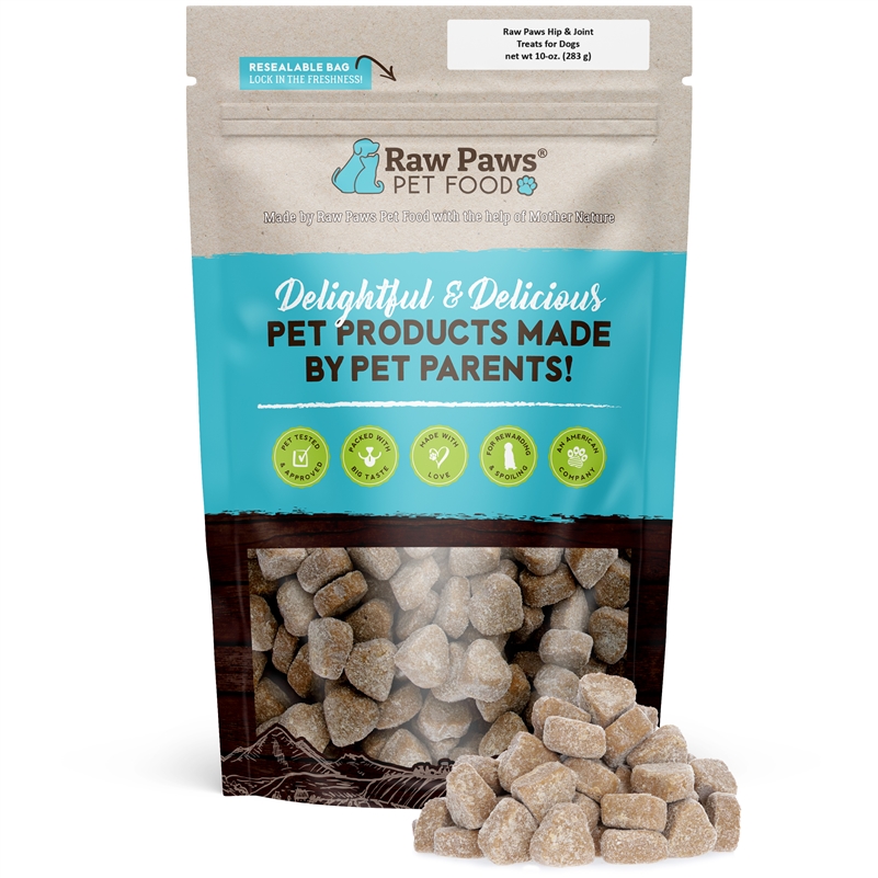 Raw Paws Hip And Joint Glucosamine Soft Chew Supplements For Dogs, 5 Oz