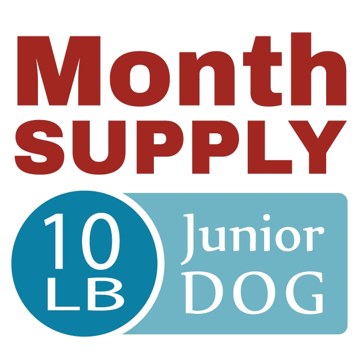 Month Supply - 10 Lb Junior Dog