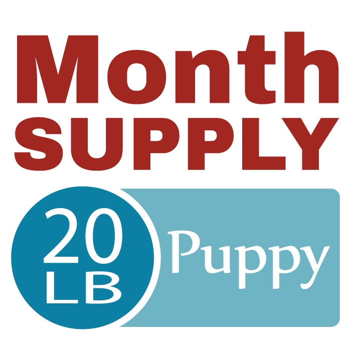 Month Supply - 20 Lb Puppy