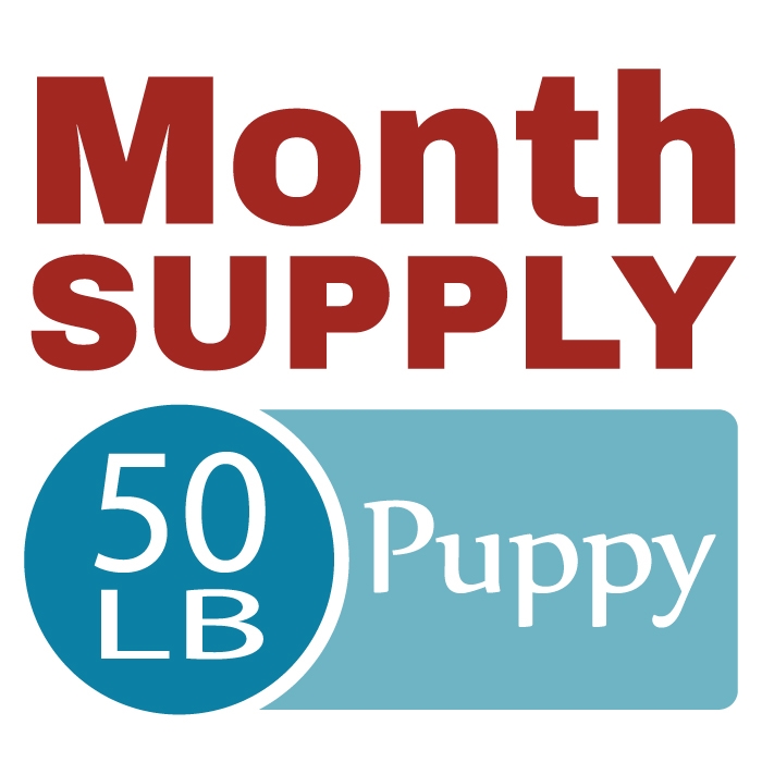 Month Supply - 50 Lb Puppy