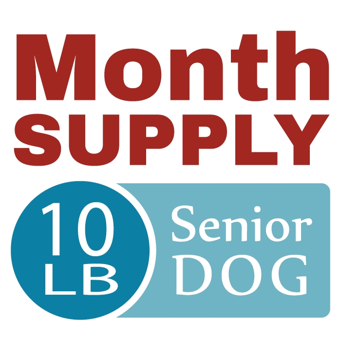 Month Supply - 10 Lb Senior Dog
