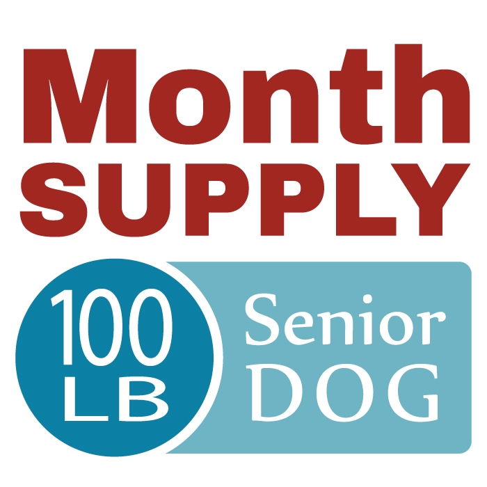 Month Supply - 100 Lb Senior Dog