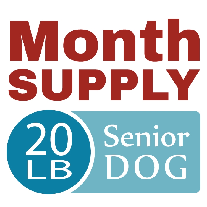 Month Supply - 20 Lb Senior Dog
