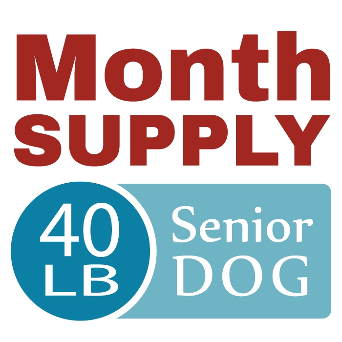 Month Supply - 40 Lb Senior Dog