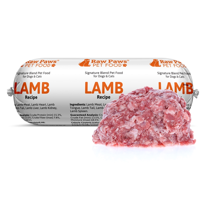 Raw Paws Signature Blend Complete Ground Lamb For Dogs & Cats, 1 Lb
