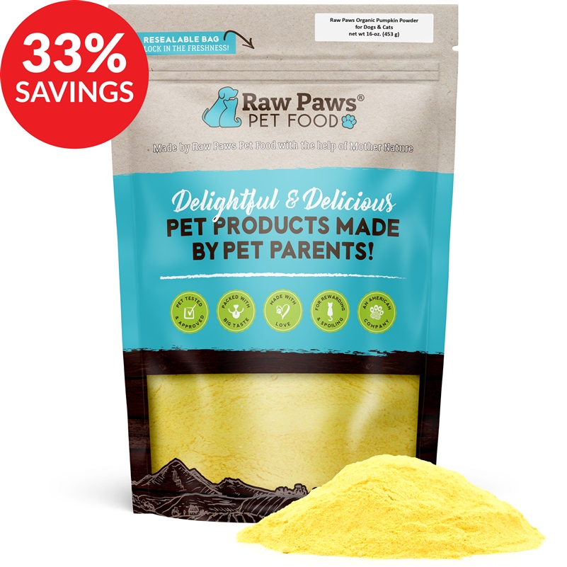 Raw Paws Pumpkin Powder Digestive Support Daily Supplement (bundle Deal)