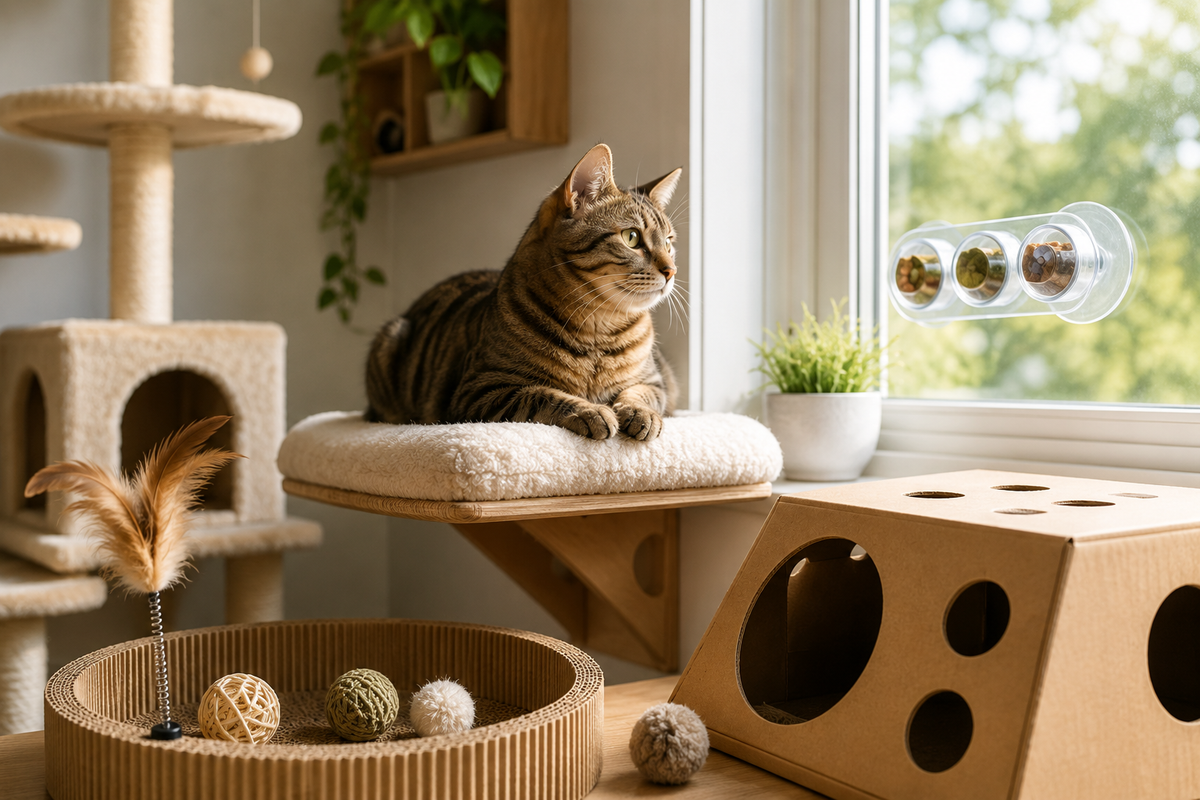 Best Enrichment Ideas for Cats Home Alone During the Day