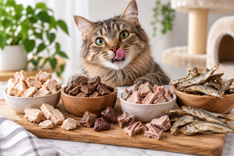 Best Natural Cat Treats: Freeze-Dried Meat, Organs & Whole Fish Explained