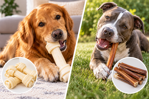 Compressed Rawhide vs. Bully Sticks: Which Chewing Experience Fits Your Dog?