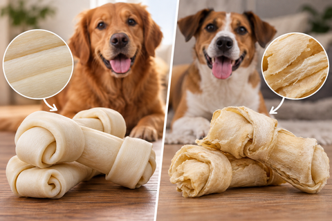 Compressed Rawhide vs. Regular Rawhide: What's the Difference?