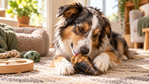 Why Stuffed Cow Hooves Make Great Food Enrichment for Dogs