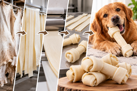 How Are Compressed Rawhide Bones Made? From Hide to Finished Chew