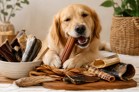 The Best Natural Treats for Dogs That Love to Chew