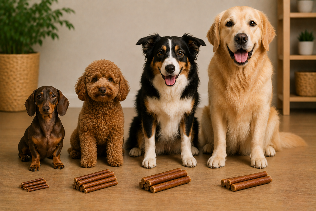 Choosing the Right Bully Stick Size: A Dog Owner's Guide