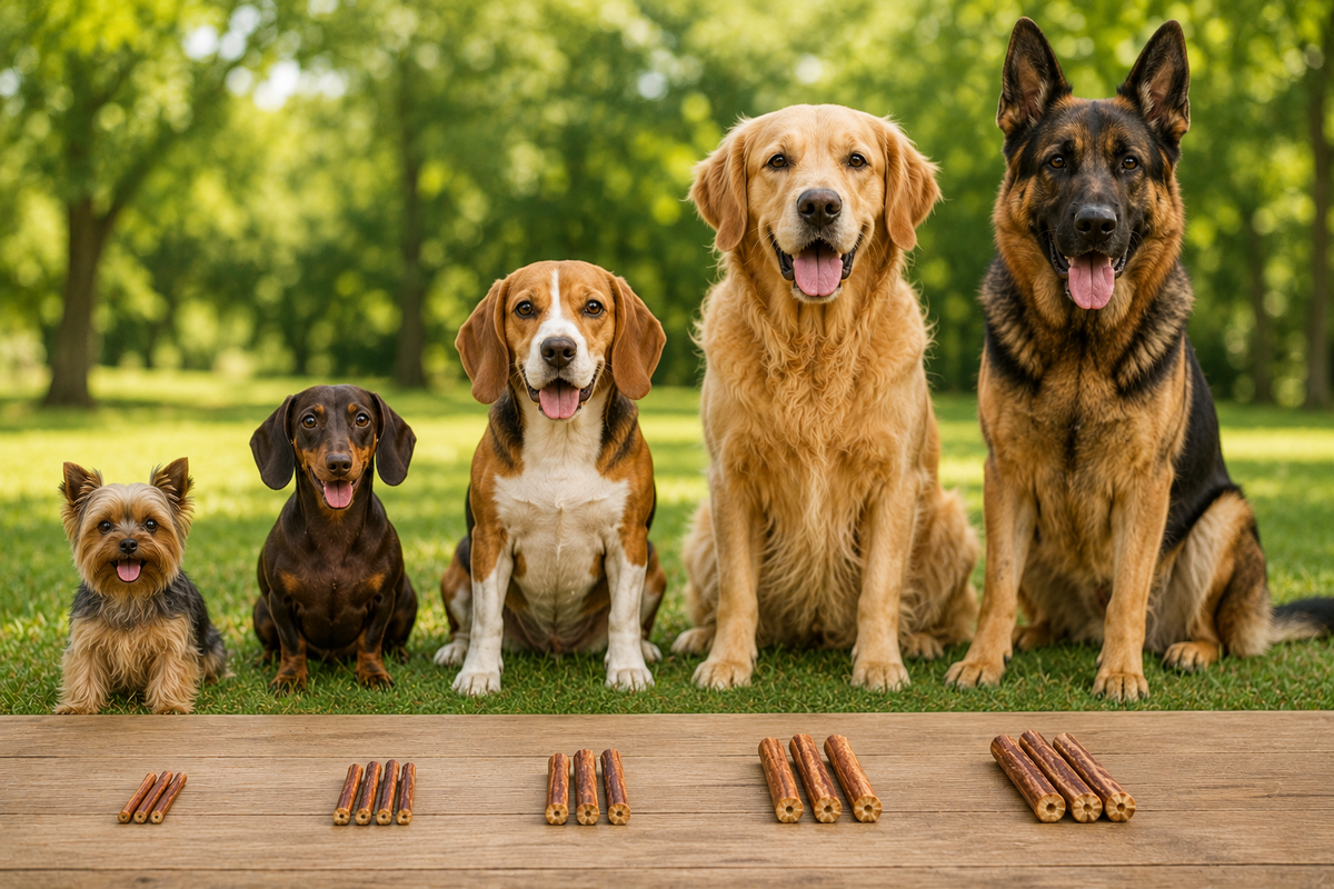 Bully Stick Size Guide: Finding the Perfect Fit for Your Dog