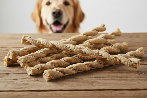 Beef Tripe Twists for Dogs