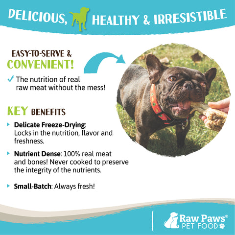 Freeze Dried Turkey Necks for Dogs, 7-oz