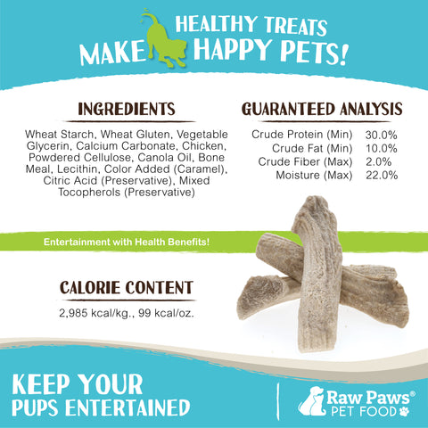 Antler Shaped Dog Treats, 6-ct
