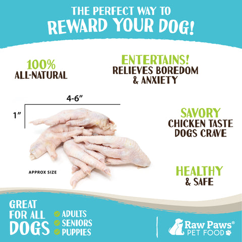 Chicken Feet for Dogs, 2-lb