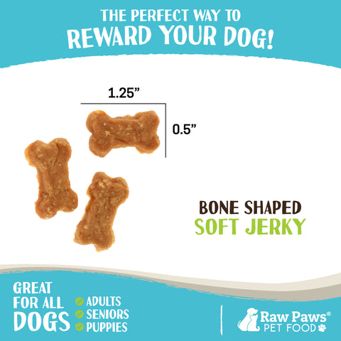 Soft Bone-Shaped Treats for Dogs - Peanut Butter & Chicken Recipe, 16-oz