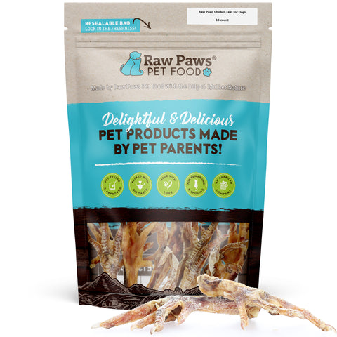 Chicken Feet for Dogs, 10-ct