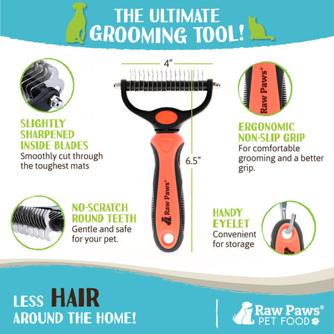 Undercoat Rake & Dematting Tool, 1 ct - 2-Sided Deshedding