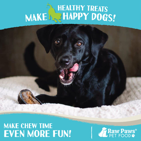 Filled Cow Hooves for Dogs - Peanut Butter Flavor, 5 ct