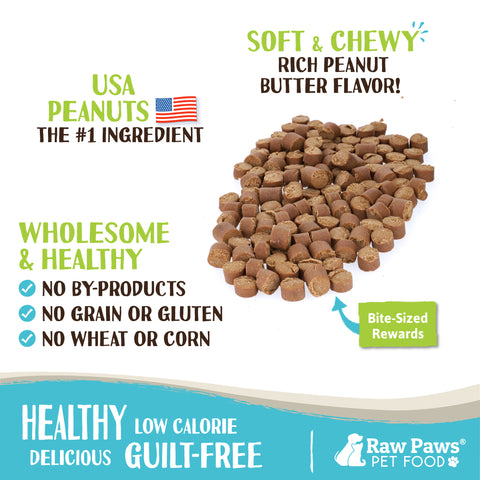 Grain-Free Training Treats for Dogs - Peanut Butter Recipe, 6-oz