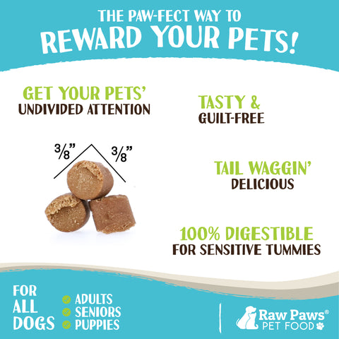 Grain-Free Training Treats for Dogs - Peanut Butter Recipe, 6-oz