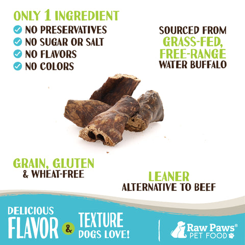 Water Buffalo Lung Treats for Dogs, 16-oz