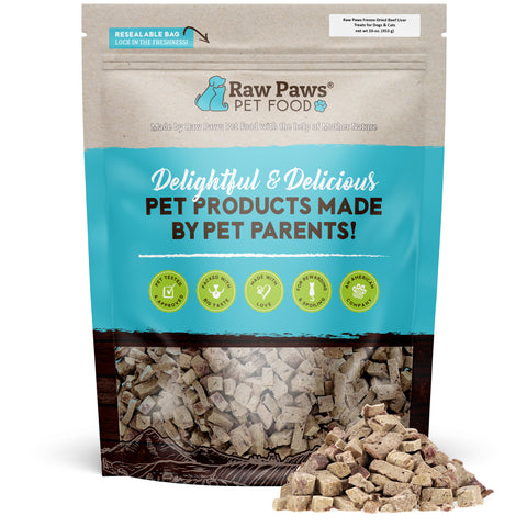 Freeze Dried Beef Liver Treats for Dogs & Cats