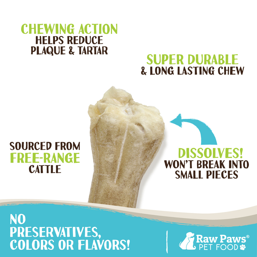 6-inch Compressed Rawhide Bones for Dogs- Long-Lasting Dog Chew – Raw ...